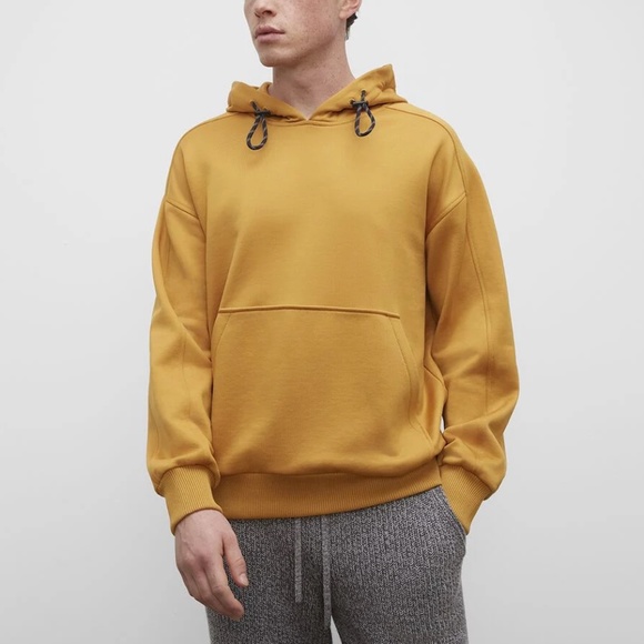 Tech Terry Hoodie Brand New NEVER WORN -Yellow